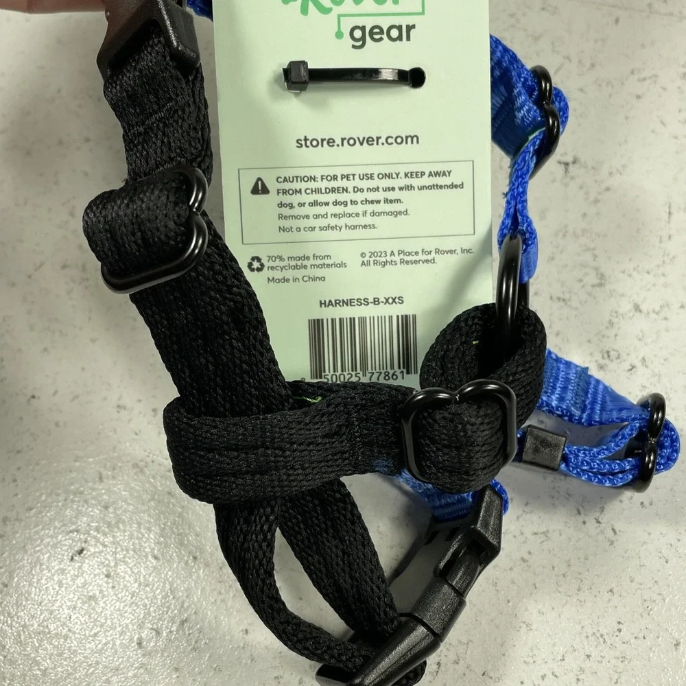 Rover Gear: Better Walk No-Pull Dog Harness Blue Xxs